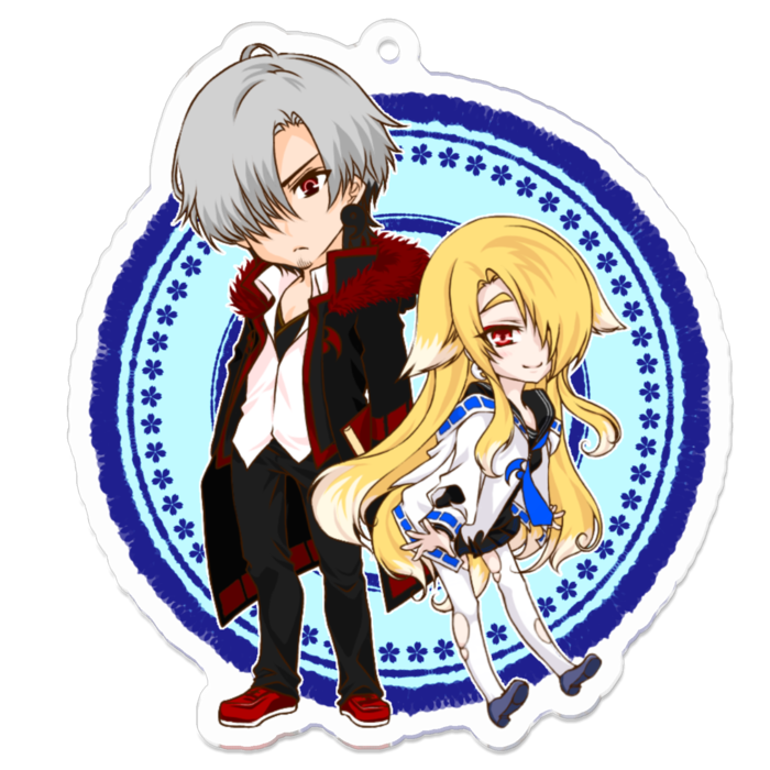 Qma ムジナ イナリ 瘴気ver アクリルキーホルダー 星空屋 Booth