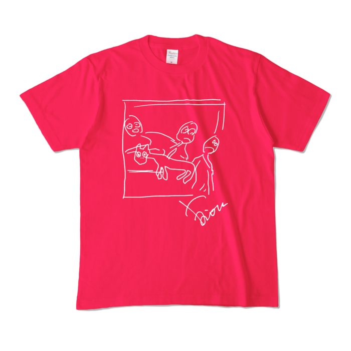 カラーTシャツ - M - ホットピンク (濃色)