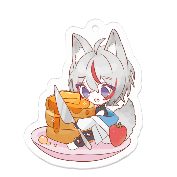 アクリルキーホルダー - 50 x 50 (mm)