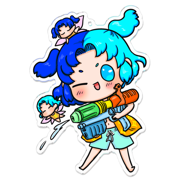 アクリルキーホルダー - 100 x 100 (mm)