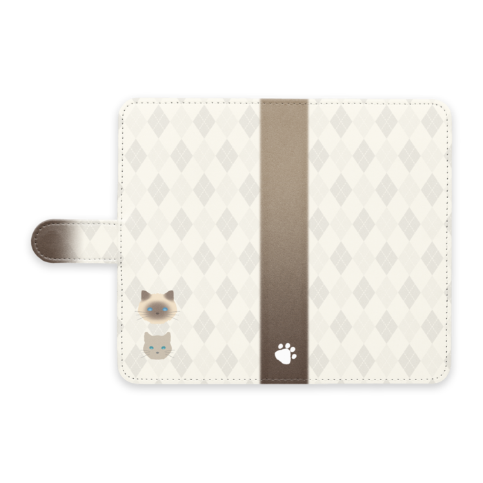 手帳型Androidケース - L - ストラップ穴 なし