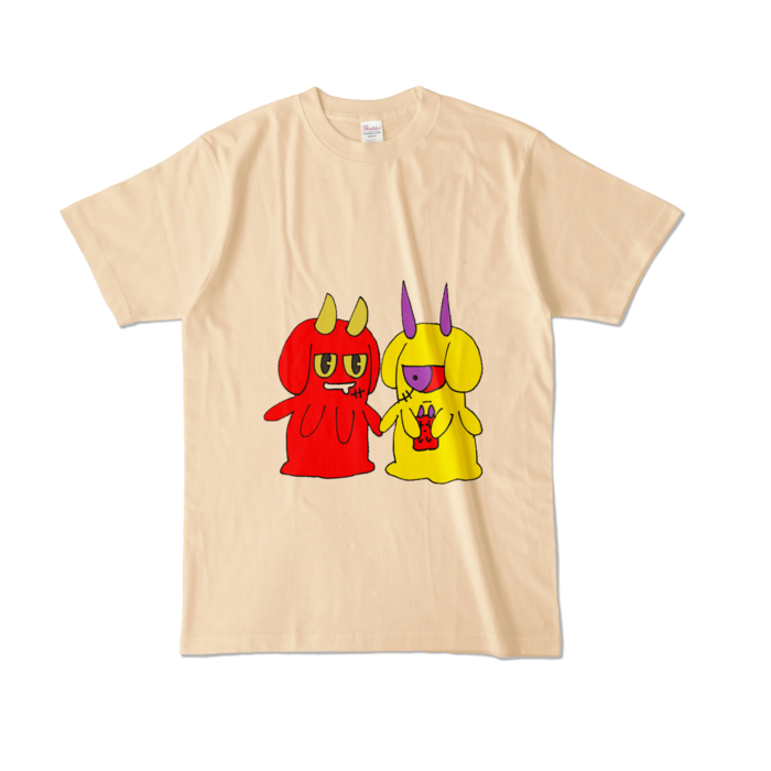カラーTシャツ - L - ナチュラル (淡色)