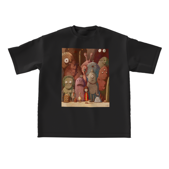ビッグシルエットTシャツ- Lサイズ