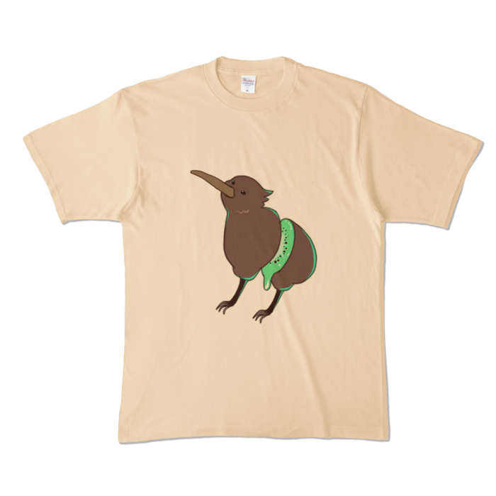 カラーTシャツ - XL - ナチュラル (淡色)