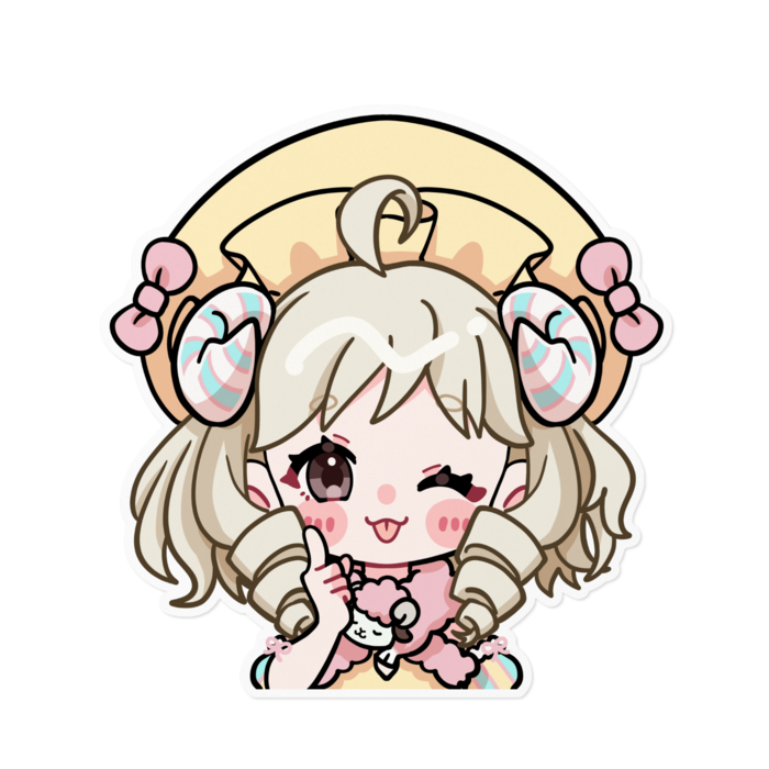 ステッカー≪特大≫／てへメア