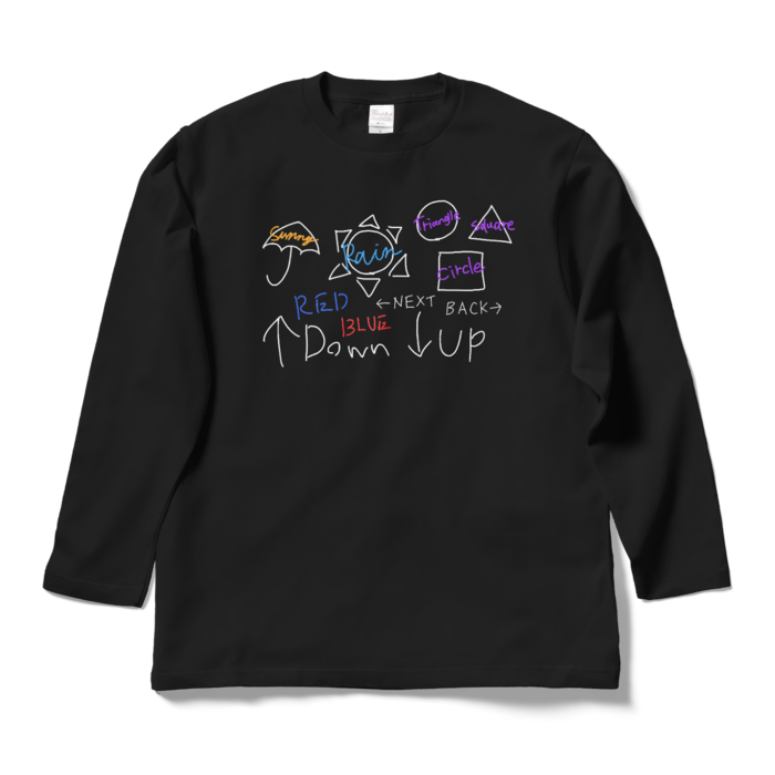 ロングスリーブTシャツ - L - ブラック