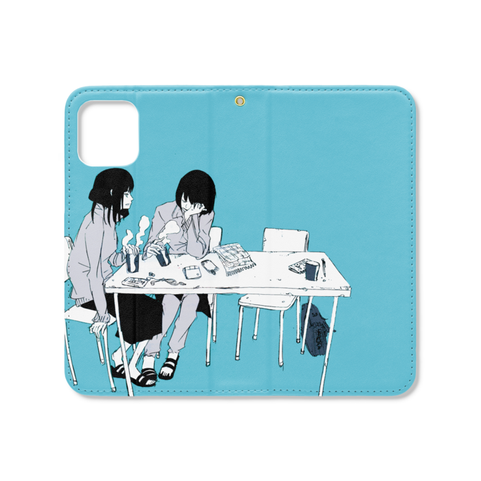 手帳型iPhoneケース(ベルトなし) - iPhone 11 Pro - ストラップ穴 あり