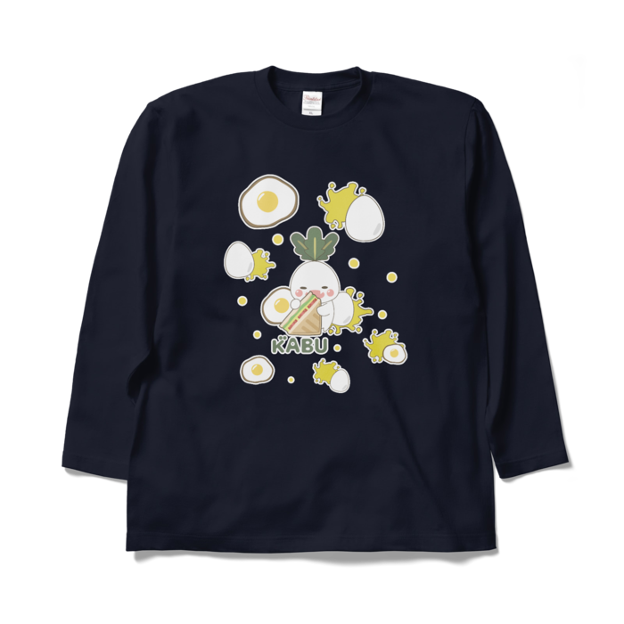 ロングスリーブTシャツ - XL - ネイビー