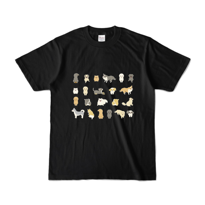 カラーTシャツ　黒　S