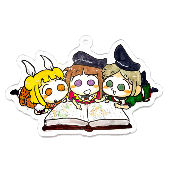 アクリルキーホルダー - 70 x 70 (mm)