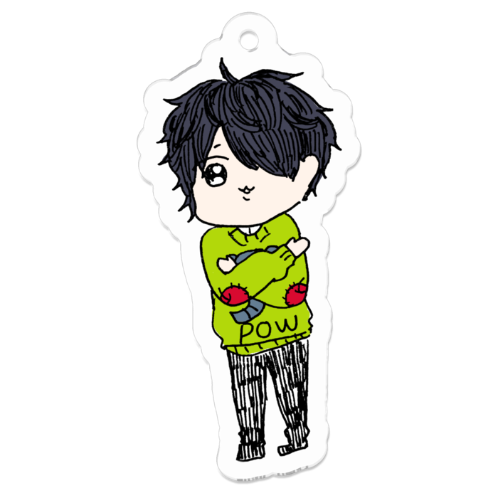 アクリルキーホルダー - 50 x 50 (mm)