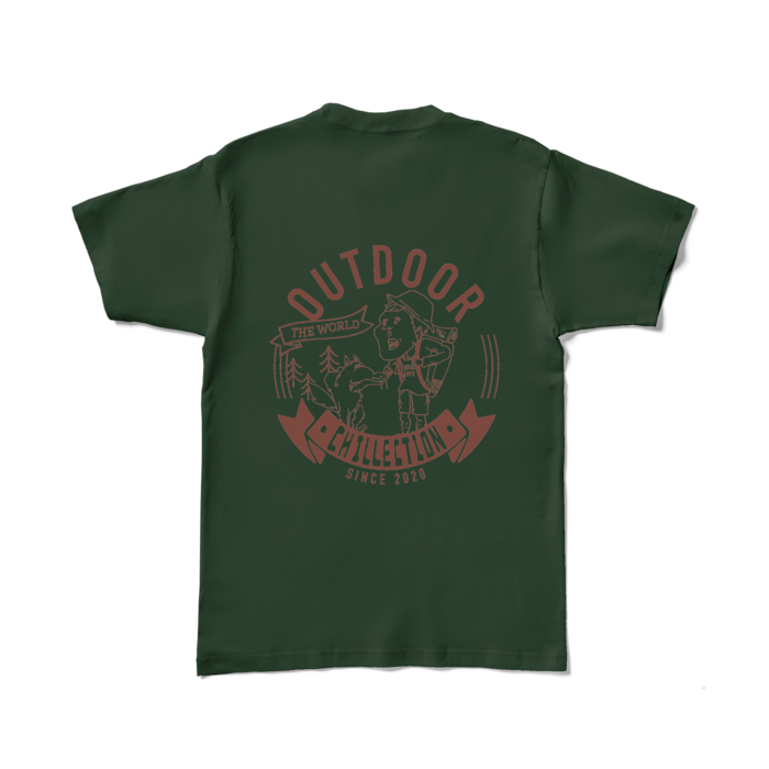 カラーTシャツ - L - フォレスト (濃色)