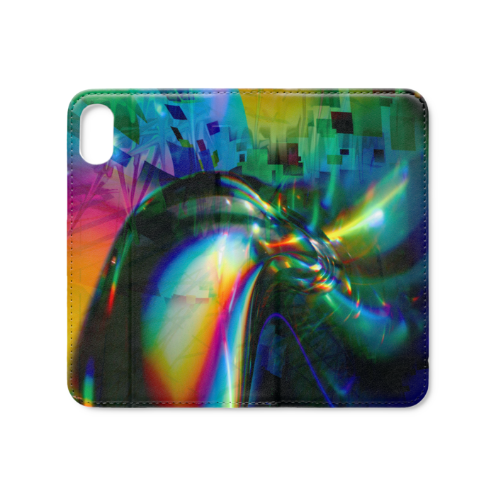 手帳型iPhoneケース（ベルトなし） - iPhone XS / X - ストラップ穴 なし