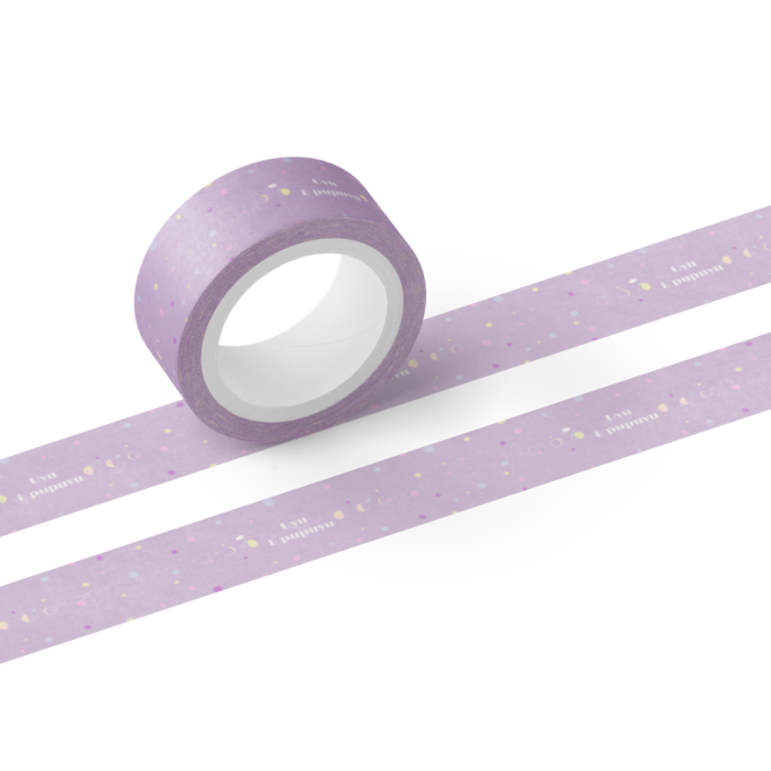 紫色マスキングテープ - テープ幅 15mm