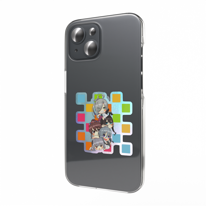 オーロラスマホステッカー - 縦