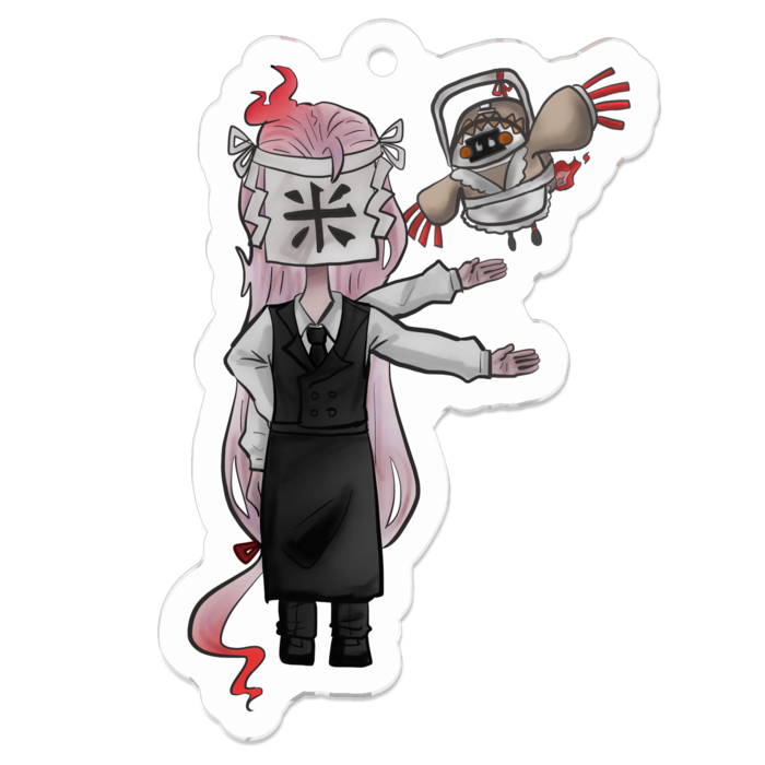 アクリルキーホルダー - 50 x 50 (mm)