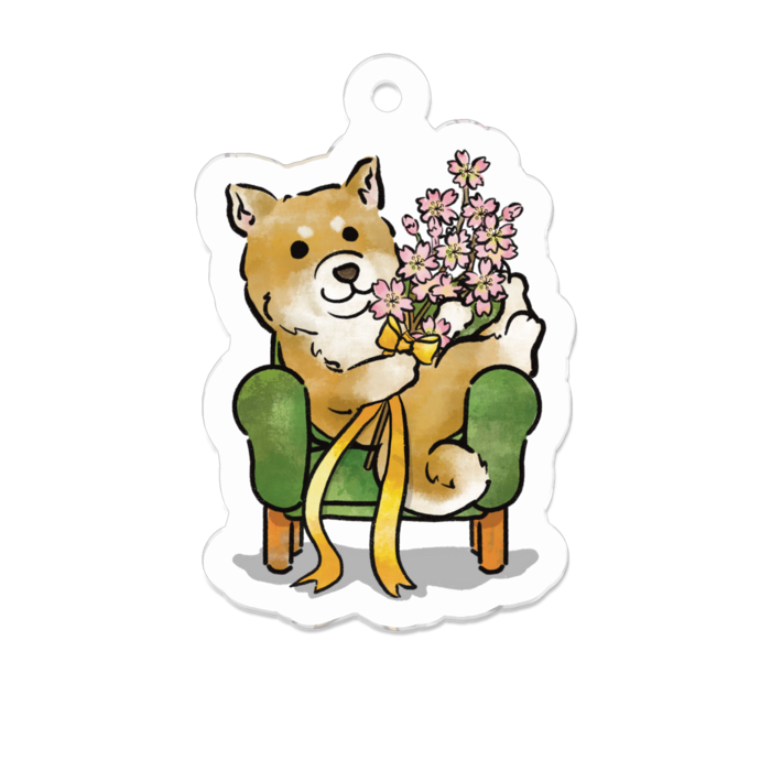 アクリルキーホルダー - 50 x 50 (mm)