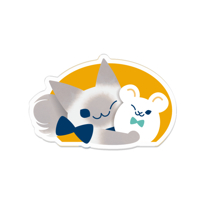 アクリルバッジ - 70 x 70 (mm)