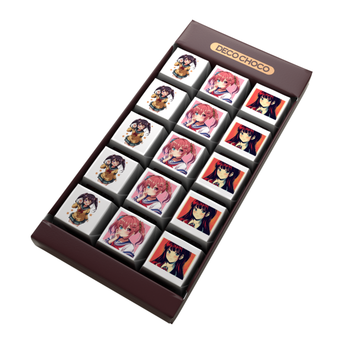 DECOチョコ - 列ごとにデザイン