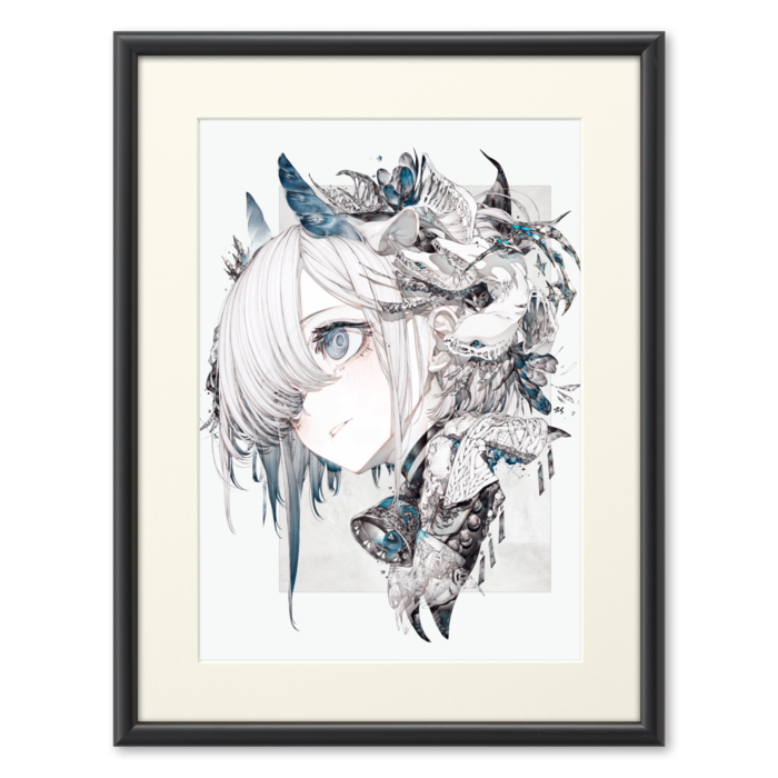 複製画(プリモアート) - A4 黒