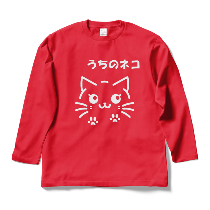 ロングスリーブTシャツ - L - レッド