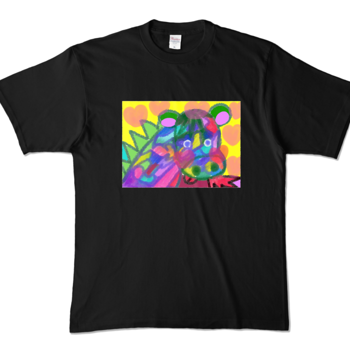 カラーTシャツ - XL - ブラック (濃色)