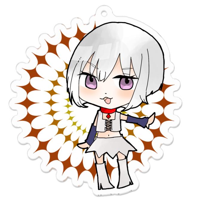 アクリルキーホルダー - 70 x 70 (mm)