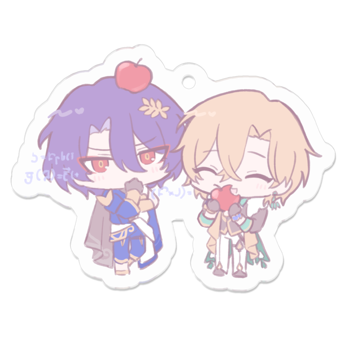 アクリルキーホルダー - 50 x 50 (mm)