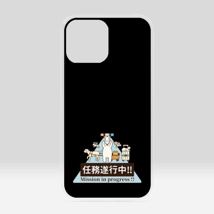 クリアiPhoneケース　黒色　iPhone 13ProMax