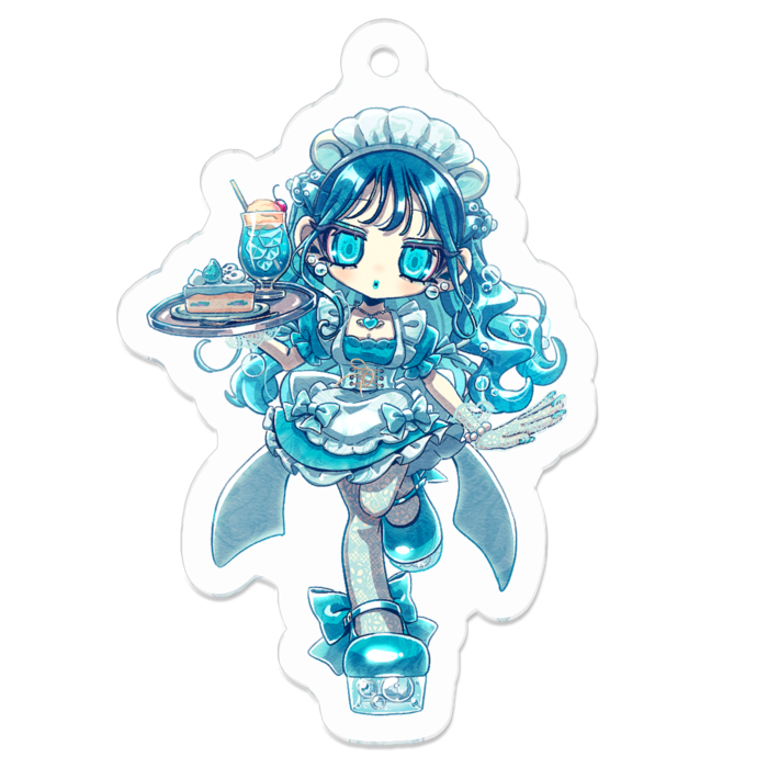 アクリルキーホルダー - 50 x 50 (mm)