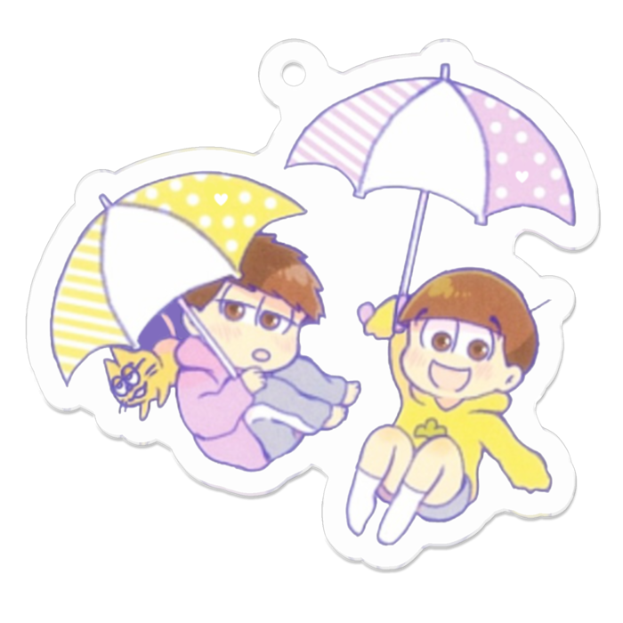 アクリルキーホルダー - 50 x 50 (mm)