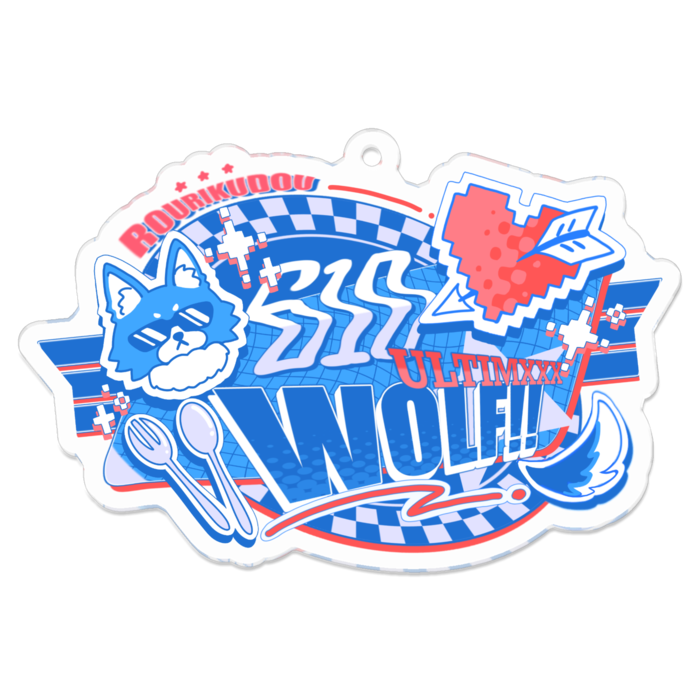 アクリルキーホルダー - 70 x 70 (mm)
