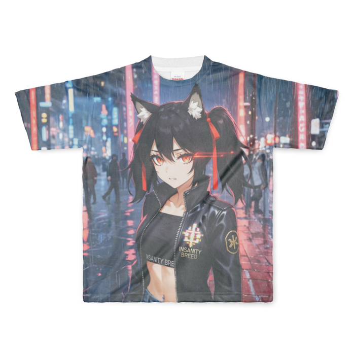 フルグラフィックTシャツ - L - 正面印刷のみ