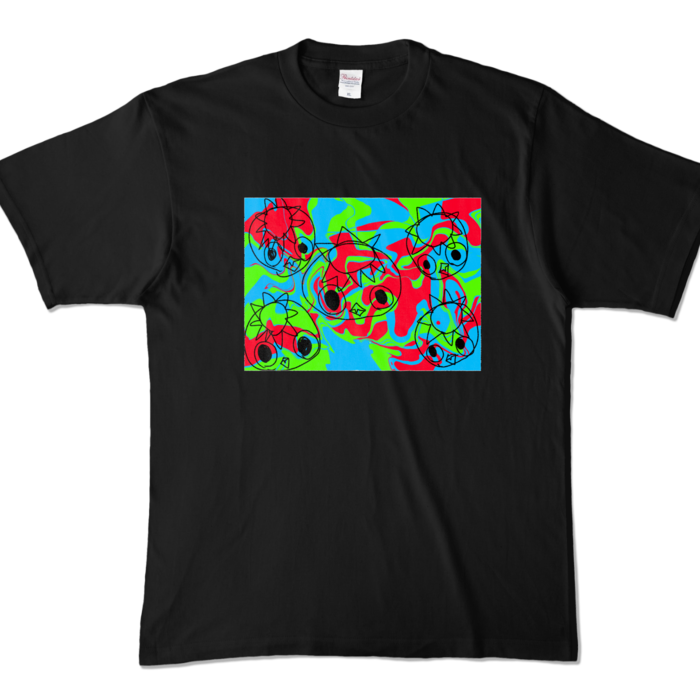 カラーTシャツ - XL - ブラック (濃色)