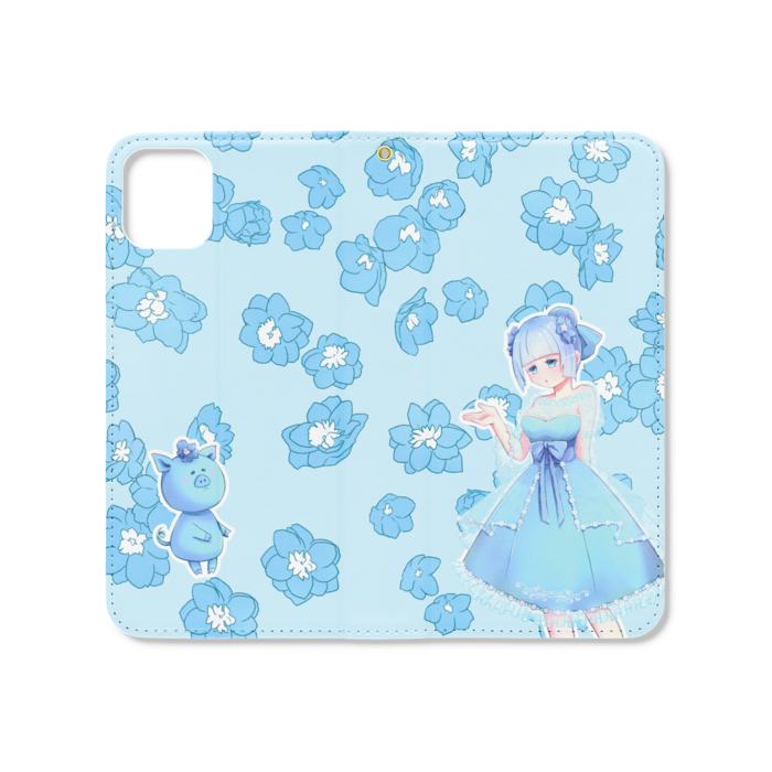 手帳型iPhoneケース(ベルトなし) - iPhone 11 Pro Max - ストラップ穴 あり