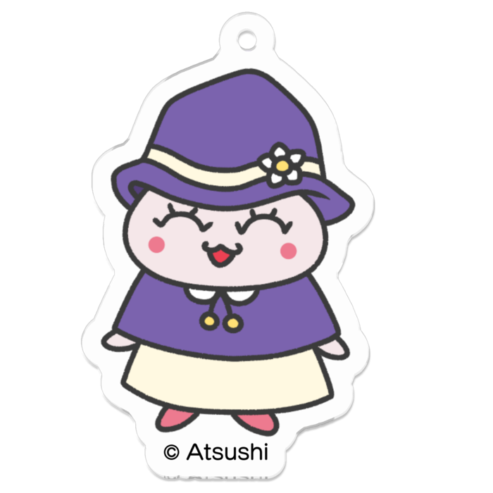 アクリルキーホルダー - 50 x 50 (mm)