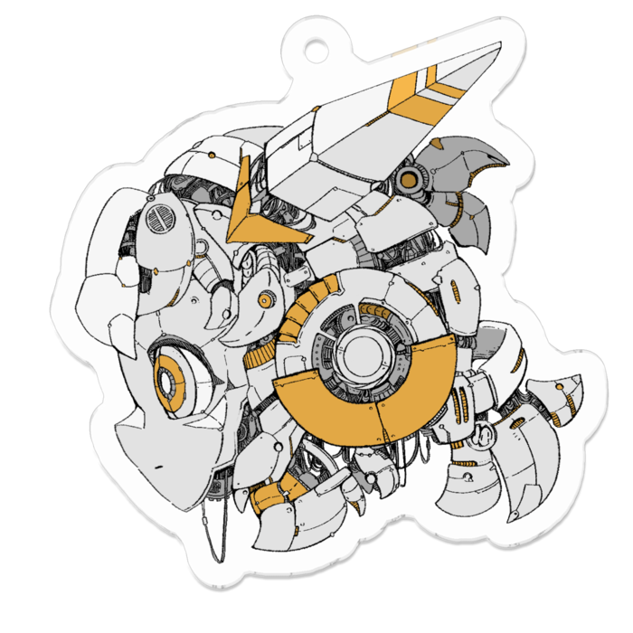 アクリルキーホルダー - 50 x 50 (mm)