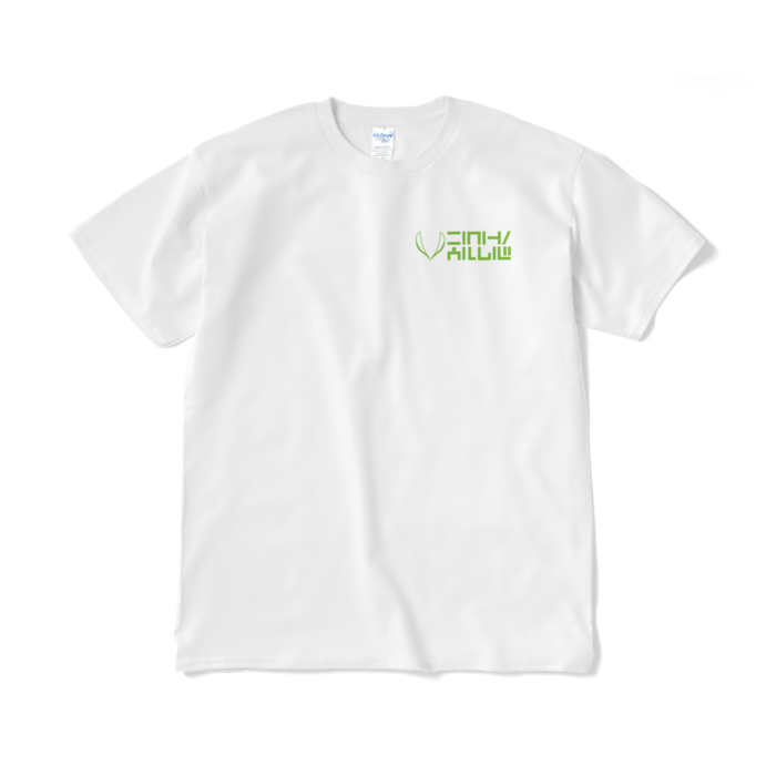 Tシャツ（短納期）ホワイト - XL - ピンク×水柄