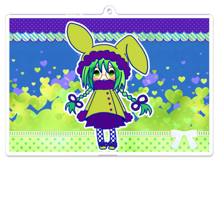 アクリルキーホルダー - 100 x 100 (mm)
