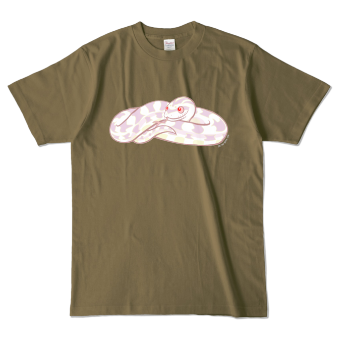 カラーTシャツ - L - オリーブ (濃色)