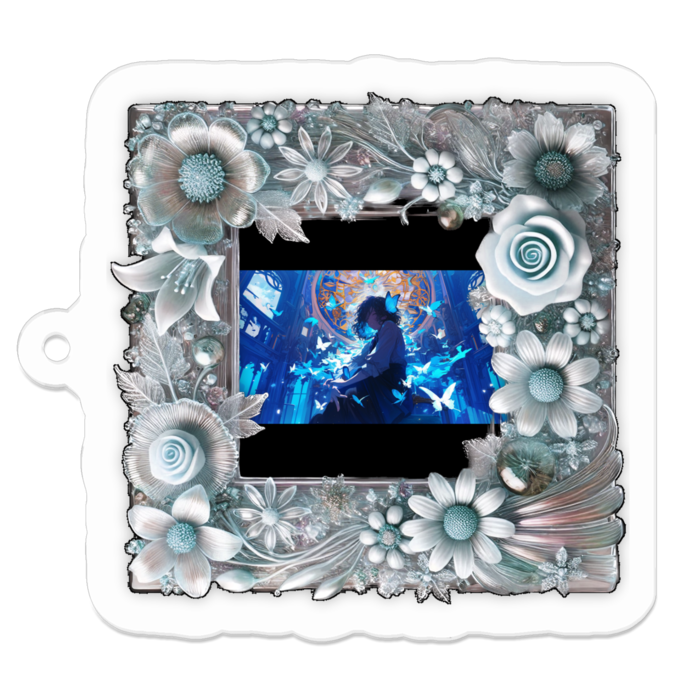 アクリルキーホルダー - 50 x 50 (mm)