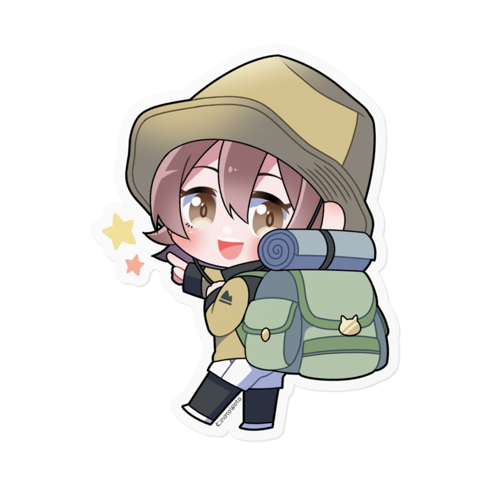 ステッカー - 160 x 160 (mm) - ホワイト