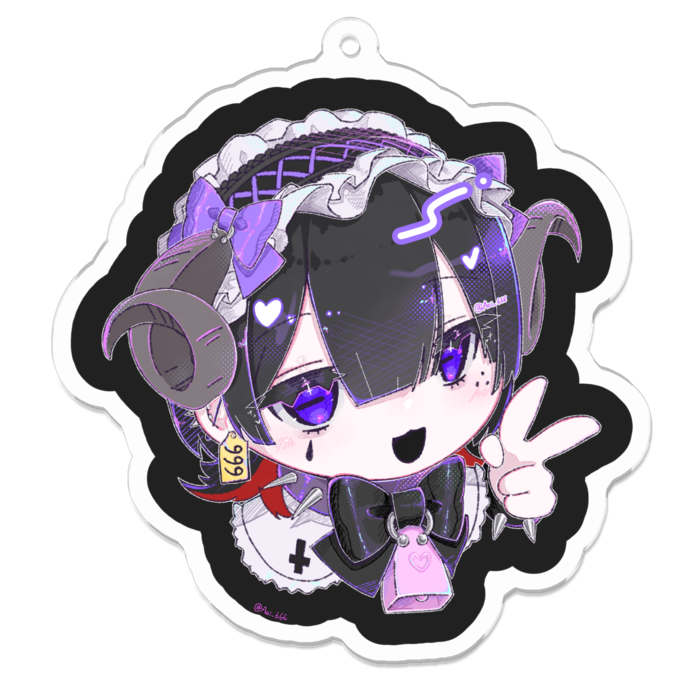 アクリルキーホルダー - 70 x 70 (mm)