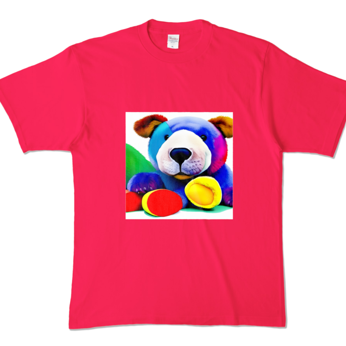 カラーTシャツ - XL - ホットピンク (濃色)