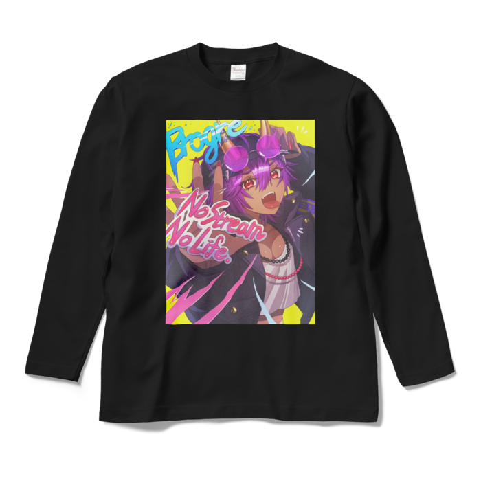 ロングスリーブTシャツ - M - ブラック