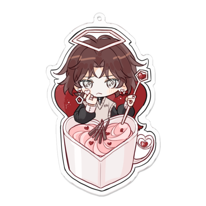 アクリルキーホルダー - 100 x 100 (mm)