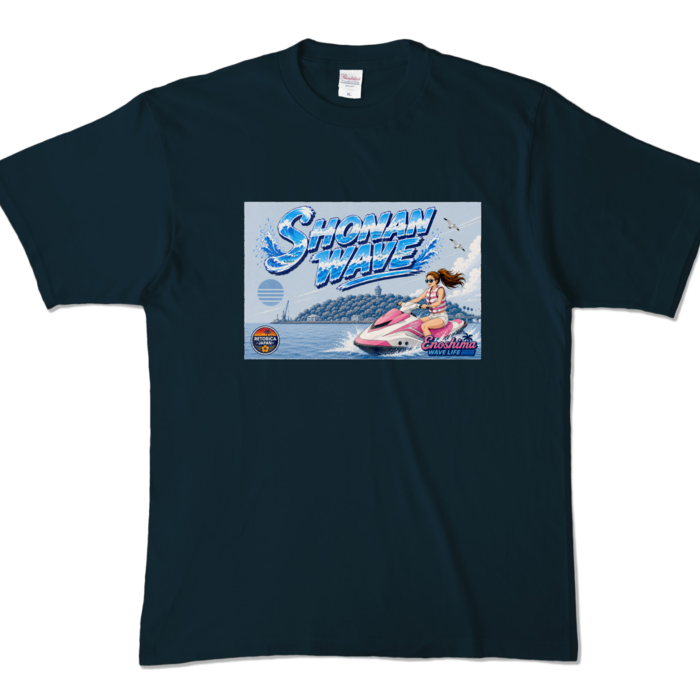 カラーTシャツ - XL - ネイビー (濃色)