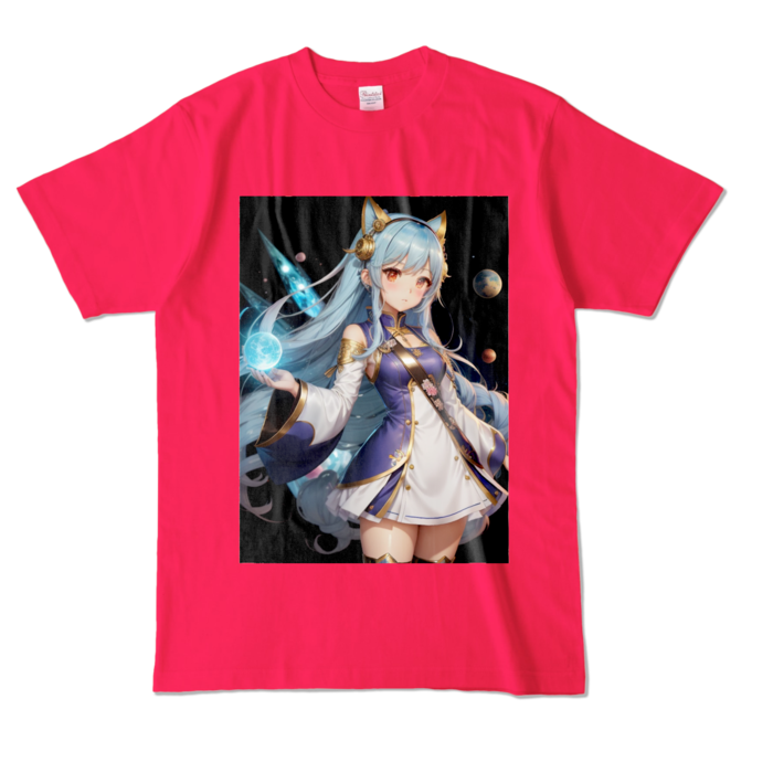 カラーTシャツ - L - ホットピンク (濃色)