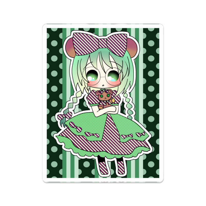 アクリルバッジ - 70 x 70 (mm)