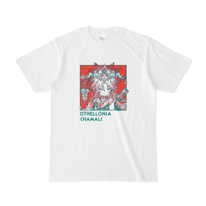 ちびキャラ「カマリ」 デザインTシャツ(S/ホワイト)